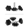 Stainless Steel Star Hand Knob Screws Premium Bolt Bakelite Hand Knob M6/M8 Six-Lobe Tightening Screws Hand Screw Tool