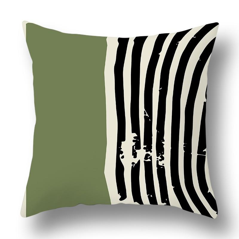 Modern Simple Ins Style Pillow Abstract Pillow Case Bedside Sofa Cushion Small Fresh Pillow Case