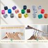 Colored Number Size Clip for Clothing Display - Round Grain Plastic Marker