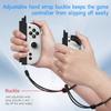 Magnetic RGB Joycons Game Controller for Switch 2 Joypad with Wrist Strap NS2 Gaming Joycon Lanyard Grip Switch Accessories