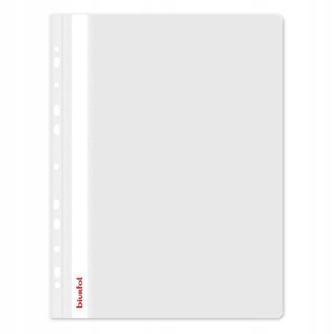 Hartschalen-Klemmhefter A4 PVC Weiß (20) 6301