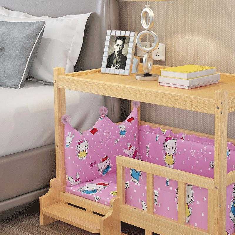 All-Season Wooden Pet Bed: Removable, Washable Dog/Cat House for Large Breeds