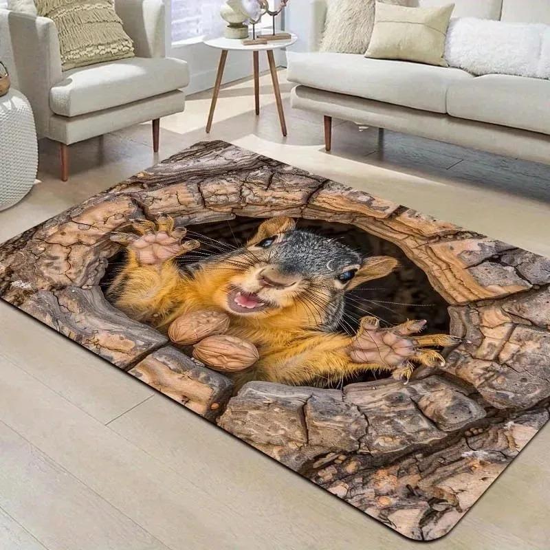 1 szt. Mata pod drzwi z wzorem sztuki rowerowej, Dywaniki kuchenne, Antypoślizgowe, Pop design, Dywany do salonu, Mata łazienkowa, Dywan do domu, Dekoracja pod zlew, do pralni