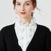 Cotton Shirt Fake Collar Detachable Ladies Fake Collar Classic False Tie  Women