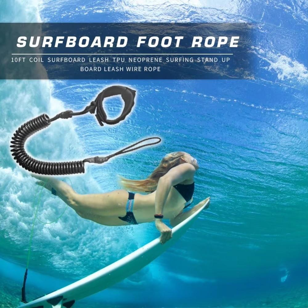 10 Fuß Paddel Hüftleine Hüftleine Surf-Hüftleine Surf-Sicherheits-Hüftseil Wingfoil
