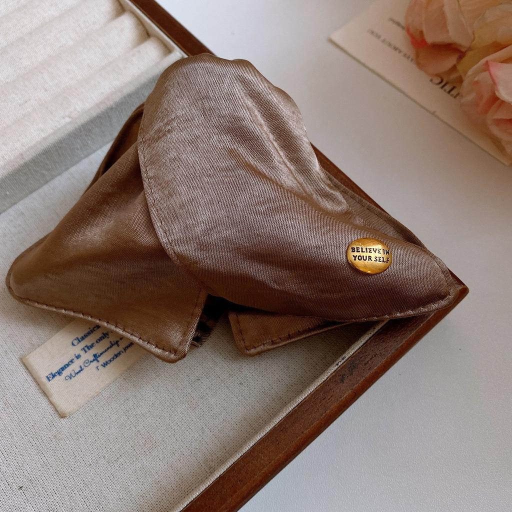 Autumn and winter retro double-sided plush flower grab clip hairpin back head shark clip French sweet hair accessories woman