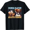 Demon Slayer Kimetsu No Yaiba Inosuke Twin Fang Chaos Fashion Casual Funny Tshirt S6xl Summer