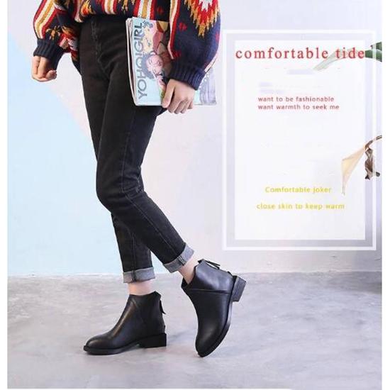 Botines de mujer Femmes Tacones bajos Botines Mujer Zapatos casuales Mujeres  Damas Otoño Zapatos de invierno comprar a buen precio — entrega gratuita,  reseñas reales con fotos — Joom