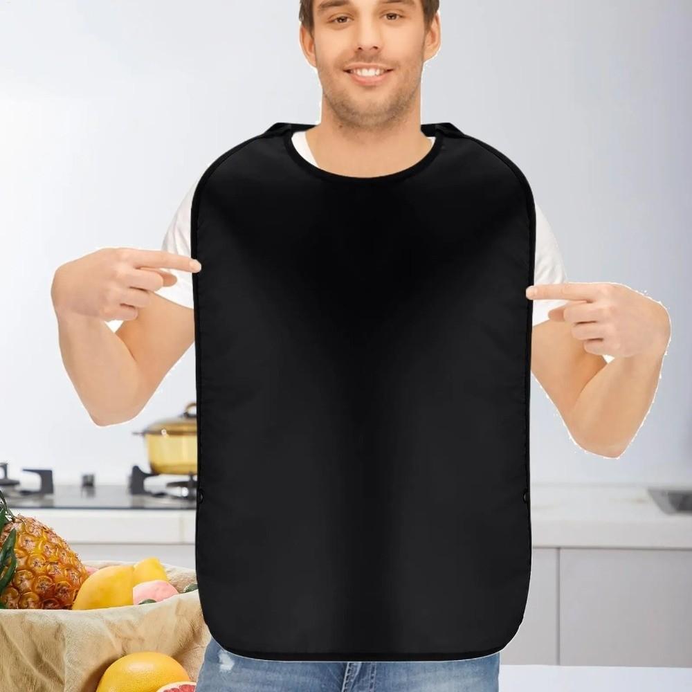 Elastic Rice Pocket Bib Washable Dining Bibs Soft Saliva Towel  Elderly Care