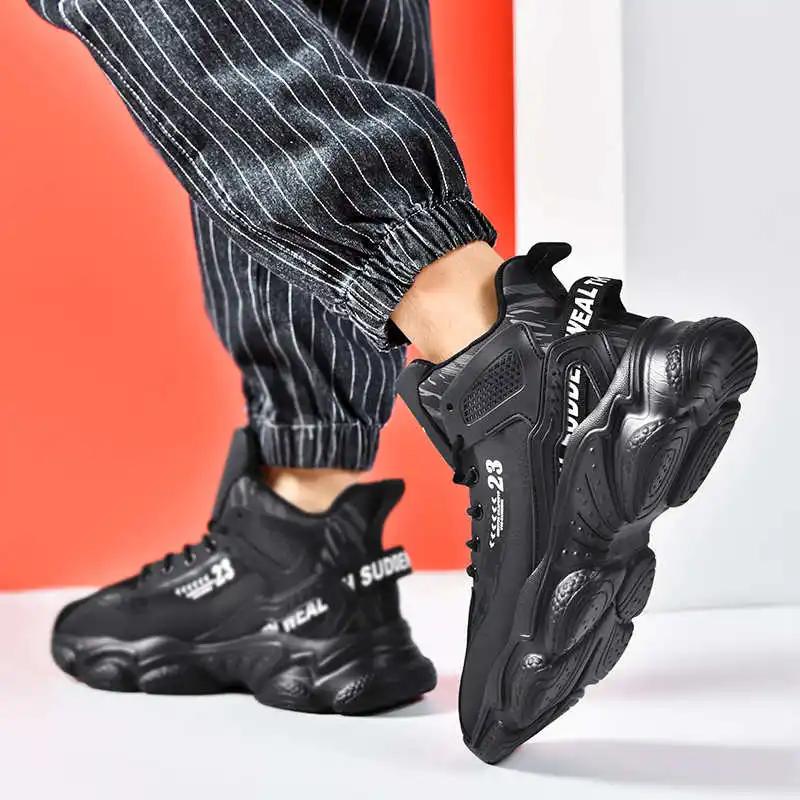 Ohne Absätze Mit Schnürung Laufschuhe Vulkanisiert Sport Herren Sneaker Slipper Mann Sommer Tene Krasovka