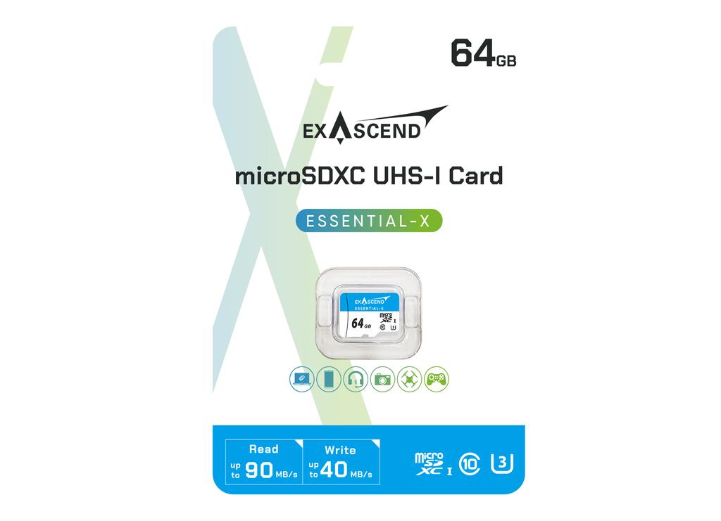 Karta pamięci Exascend Essential-X micro SD 64GB