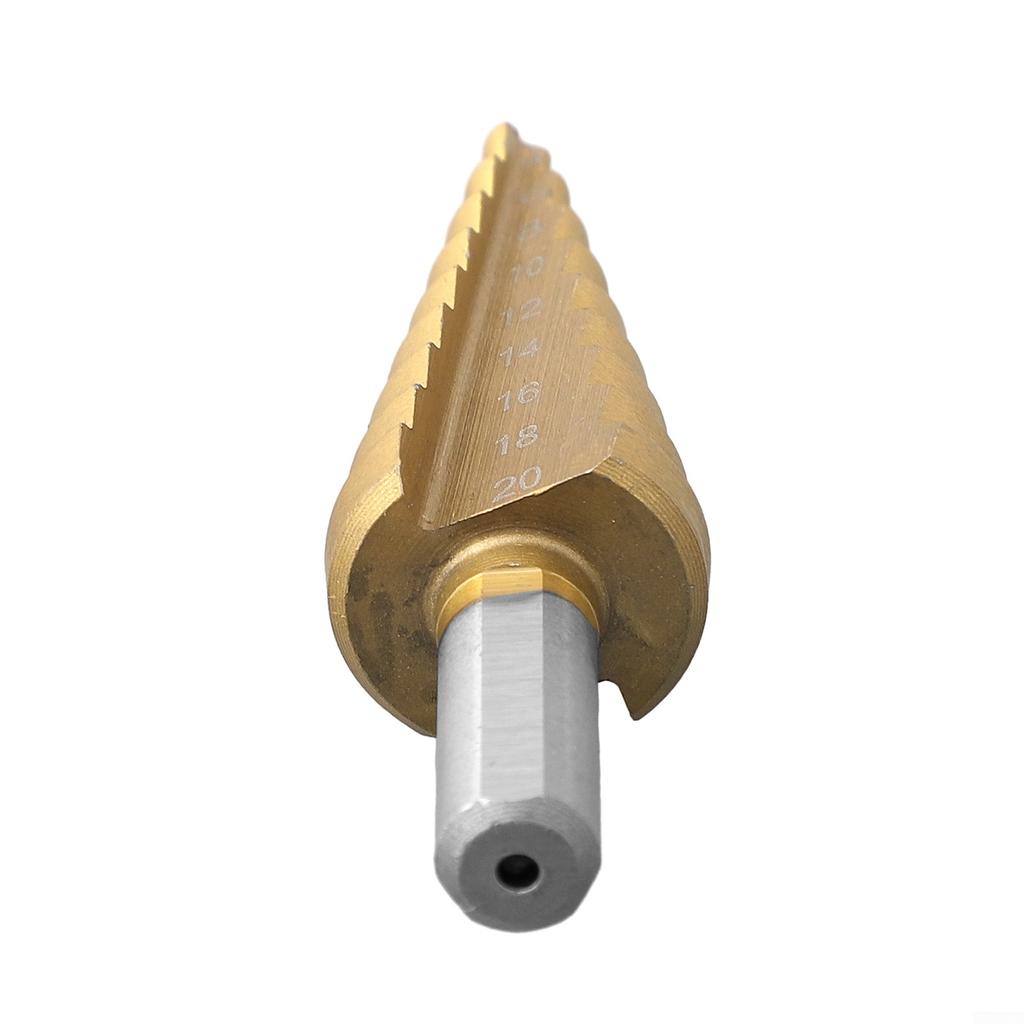 Broca Escalonada Cónica 4-32mm/4-20mm/4-12mm Para Cortar Agujeros Acero de Alta Velocidad