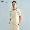 Women's Corduroy V-Neck Polo T-Shirt