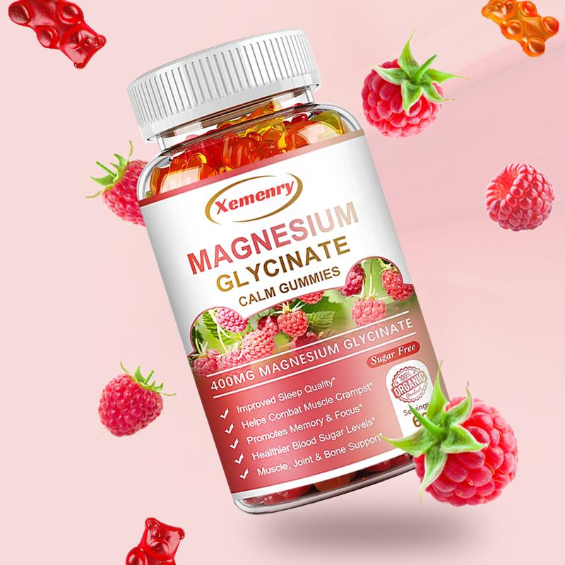 MAGNESIUM GLYCINÁTOVÉ GUMOVÉ MEDVÍDKY - 400 mg na porci - Podporuje zdraví svalů, kloubů a kostí