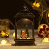 Light-Up Santa Claus Phone Booth Christmas Lantern Ornament