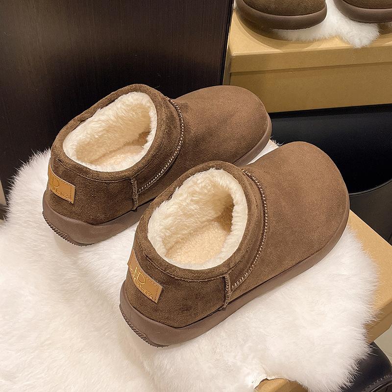 Women's thick-soled fashion footsteps winter lightweight warm anti cold snow boots non-slip casual sneakers cotton boots