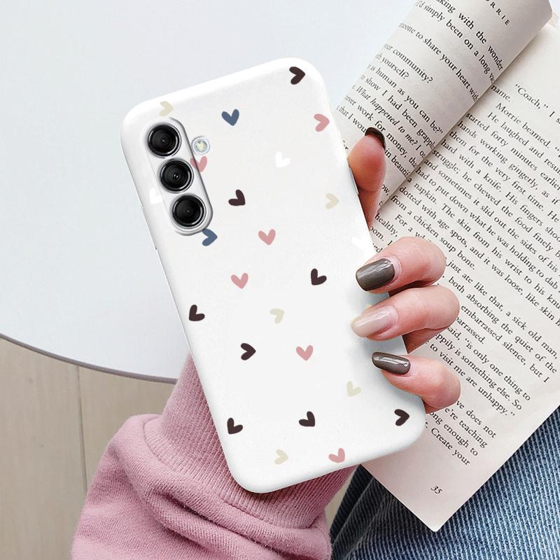 Cute Painted Case For Samsung Galaxy M14 M34 M54 5G Soft Cover Cartoon Cat Sunflower TPU Funda For Samsung M 14 GalaxyM54 Coque