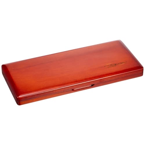 Vivace Wooden Reed Case for Clarinet and Alto Saxophone, Pack of 10, Brown