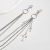 Zinc Zinc Zinc Alloy Star Pendant Pants Chain Pearl Metal Waist Chain Cool Bag Chain  Male