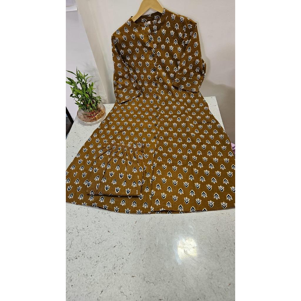 Women Bollywood Party Wear Kurta Pant Cord Set Indian Designer Top Tunic Kurti SC-2171