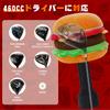 Mytag Golf Headcover Character Golf Club Driver Cover Hamburger Driver Cover Character Cover 460cc Compatible