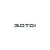 Car Letter Logo Sticker for Audi A5 Suitable for Tail Bumper and Trunk Emblem Applicable To 2.0 3.0 40TDI 35 40 45TFSI Models
