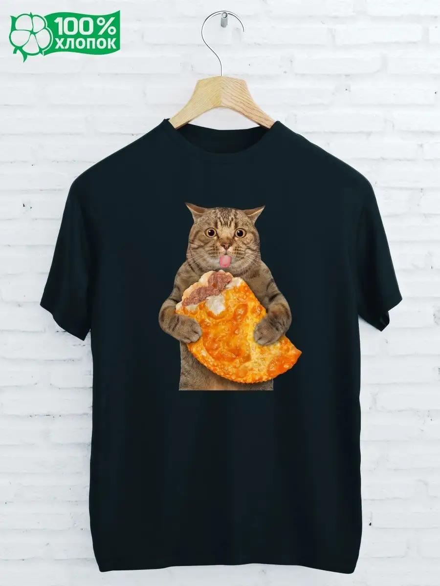 T-shirt with A CAT AND CHEBUREK print 3XL