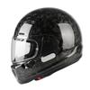 Ultra-Light Carbon Fiber Full Face Motorcycle Helmet Adults Lightweight Retro Style With Removable Visor