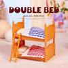 Mini Dollhouse Accessories: Bedroom & Kitchen Play Furniture Set