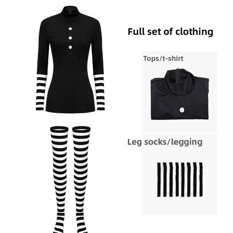 Five Nights At Freddys Marionette Cosplay Costume With Polyester Fabric For Halloween Party And Anime Role Play M