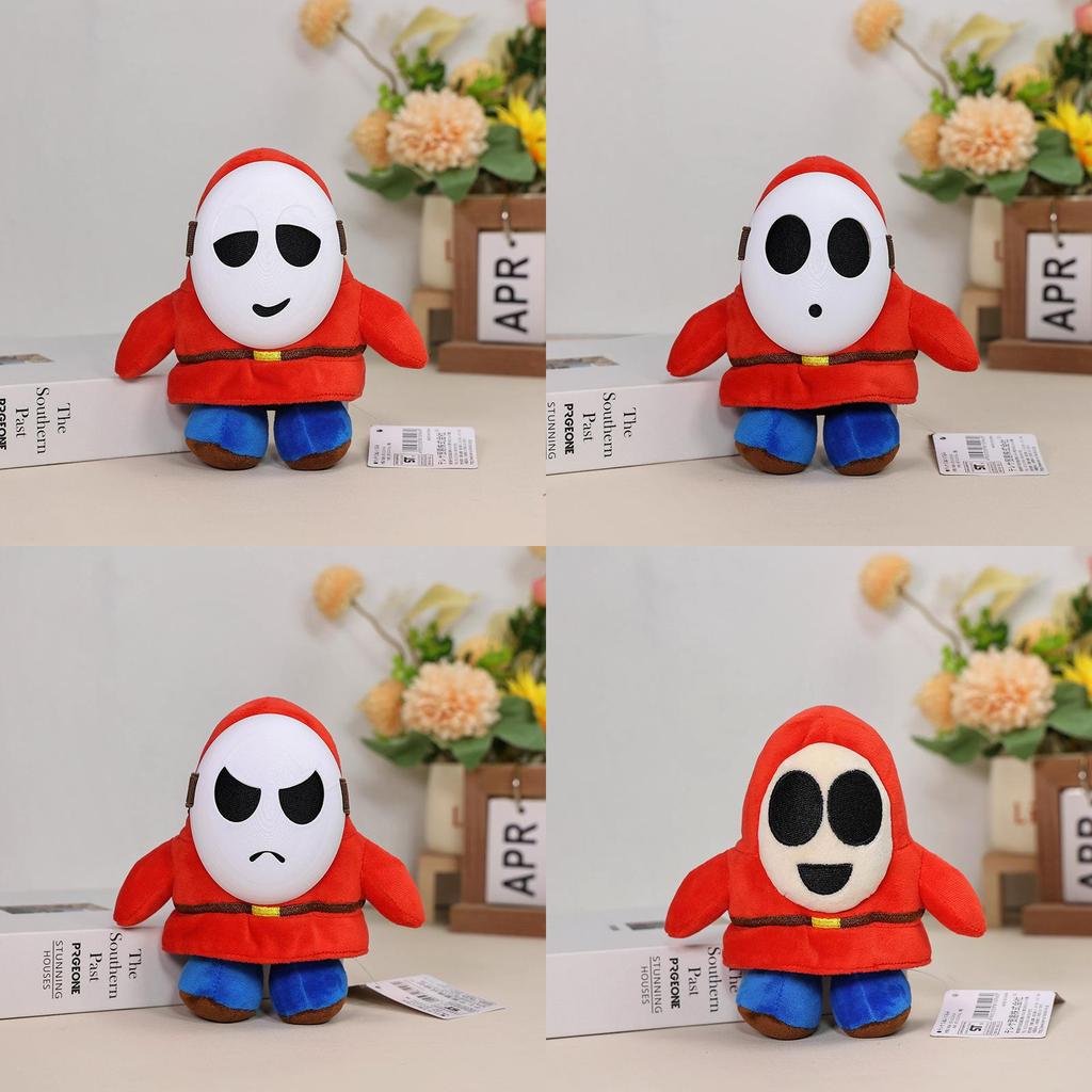 Super Mario Bros Plush Masked Kid Toy With Huggable Soft Material For Collectors
