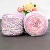 One Ball Mohair Hand Knitting Diy Hand Mixed Yarn Gradient Colour Thick Wool Yarn Scarf Icelandic Wool New Rainbow Candy Wool