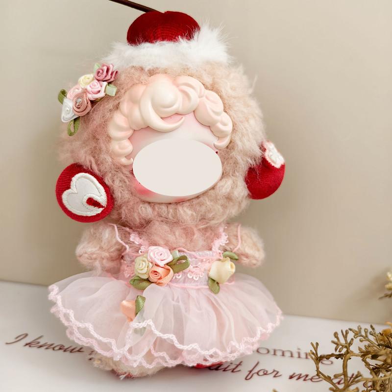 [Cloth Only] SP Doll Clothes New Year Set Fortune Abounds 17cm Baby Clothes Luminous Weave Garden Series Doll Christmas Set