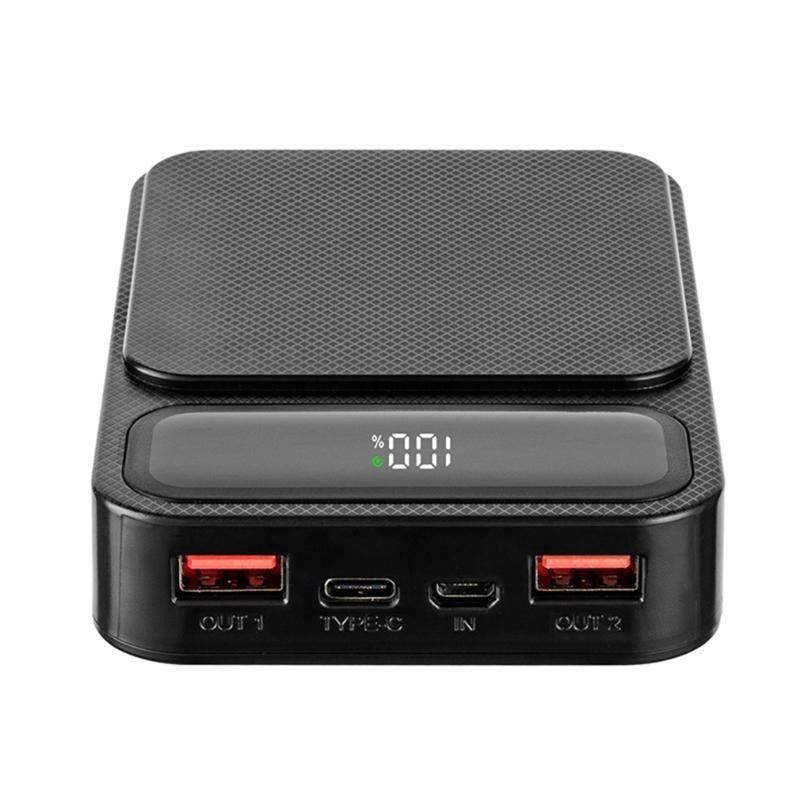 4/6/8/10Slot 18650 Battery Holder No Welding Required Fast Charging Port for DIY Mobile PowerBank Plastic Case Shell