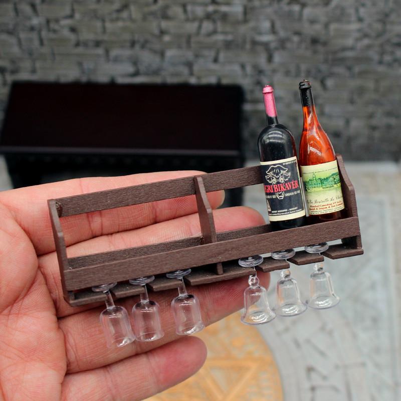 1set Doll House Miniature Resin Wine Bottle Simulation Beer Drinks Model Toys for Mini Decoration Dollhouse Accessories
