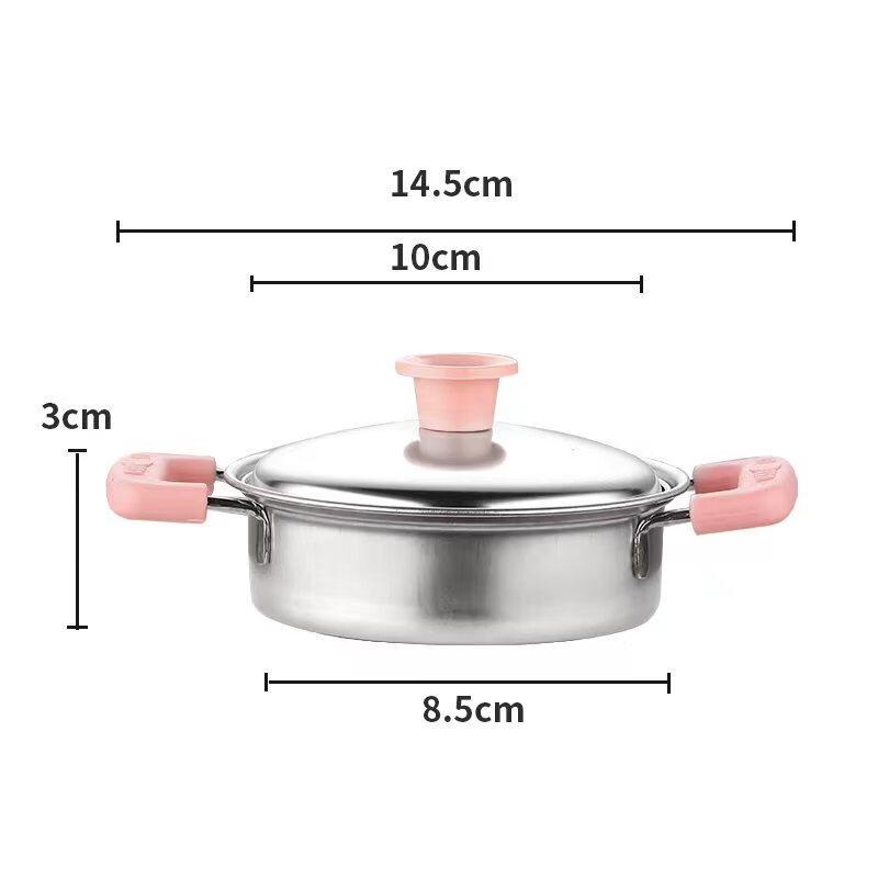 Mr. Jian 304 Stainless Steel Pink Mini Pot