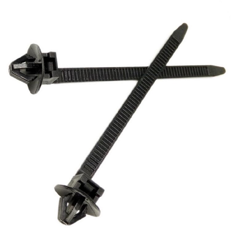 Sturdy Nylon Cable Zip Ties Cable Clips for Automotive Wire Bundling Quick Release Fasteners 80mm Long