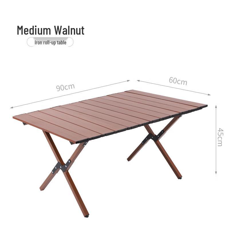 OIMG Outdoor Portable Carbon Steel Folding Camping Table