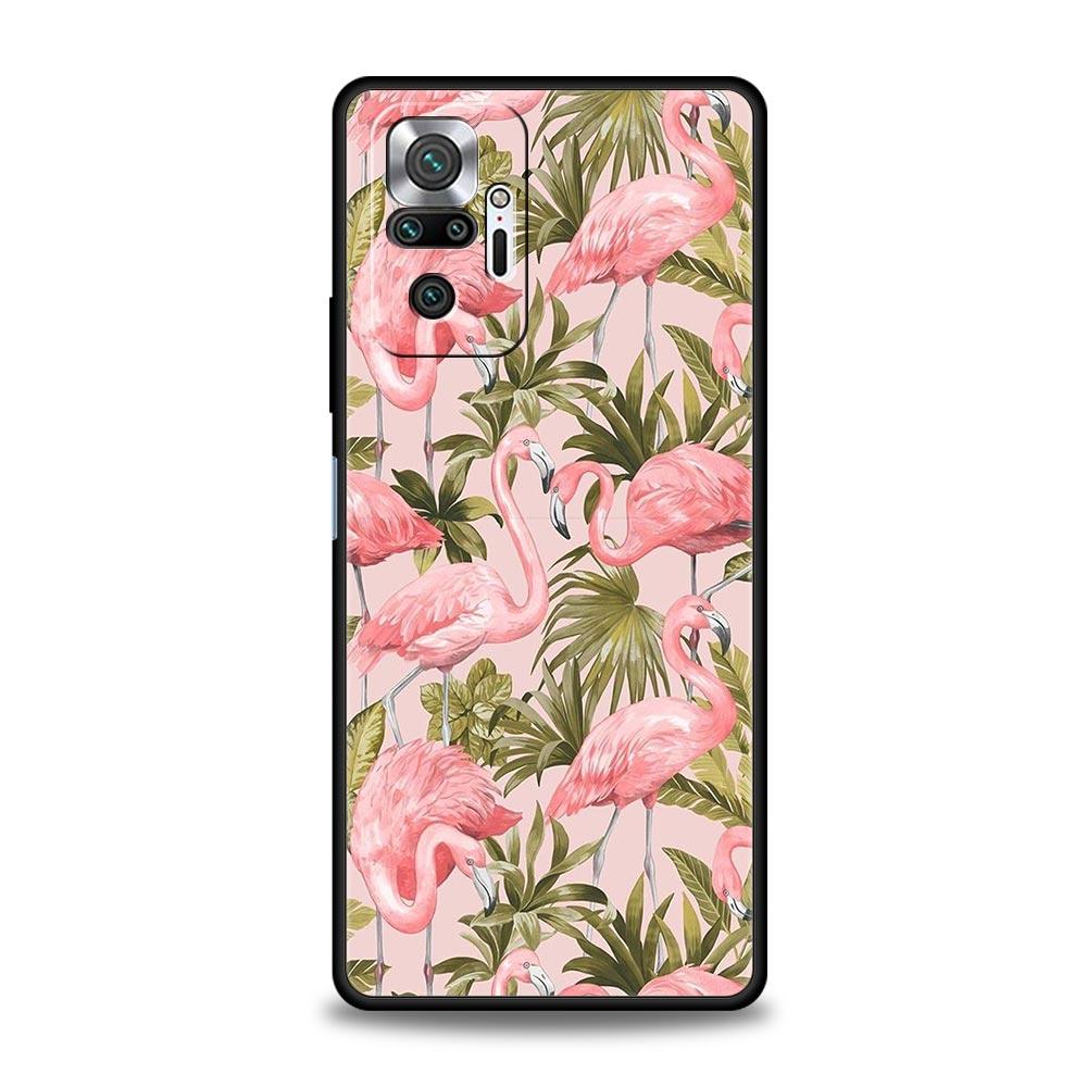 Rosa Roter Flamingo Für Xiaomi Redmi Note 12 Handyhülle 10C 10 11 9 8 Pro Plus 9S 7 8T 9T 9A 8A 9C K50 K40 Gaming Silikonhülle