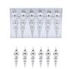 6pcs Painted Christmas Gourd String Pendant Reusable Xmas Tree Ornaments  Wedding Party