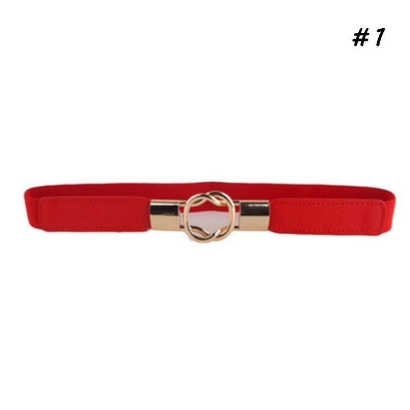 New Arrival  Women Skinny Vintage Buckle Waist Belt Stretch Corset Waistband