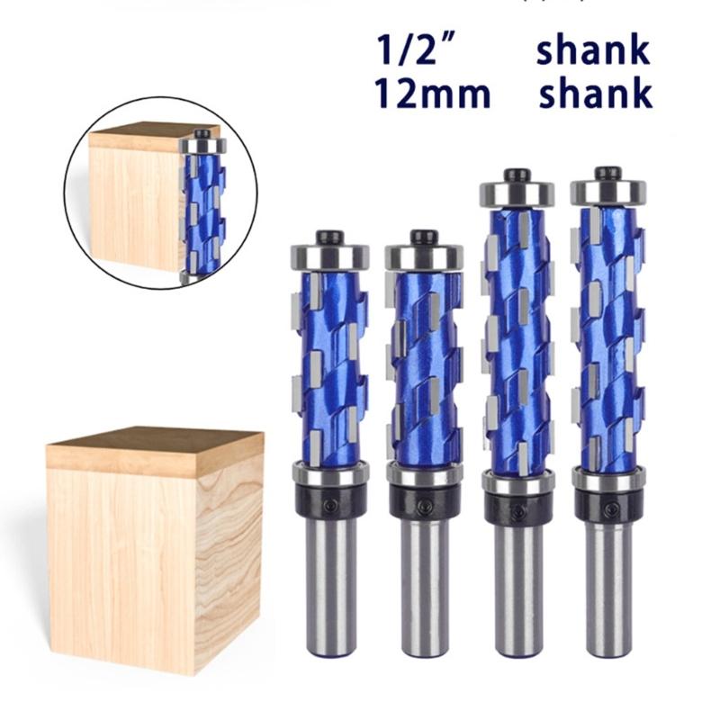 Double Bearing Wood Carving Bit Flush Trim Router Bit 1/2" Shank Double Bearing Flush Trim Bit for Shaping