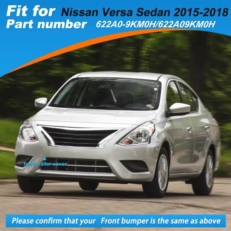 Front Bumper Tow Hook Cover Cap Towing Eye For Nissan Versa Sedan Accessories 2015 2016 2017 2018 622A0-9KM0H 622A09KM0H
