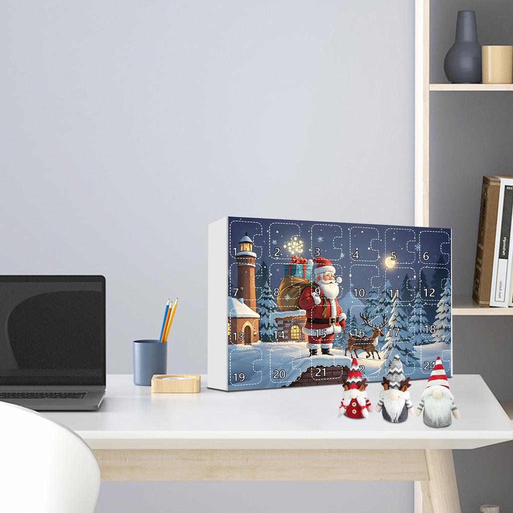 Christmas Advent Calendar 24 Days Gnome Countdown Calendar Faceless Old Man Dolls Surprise Toys Kids Boys Girls Christmas Gifts