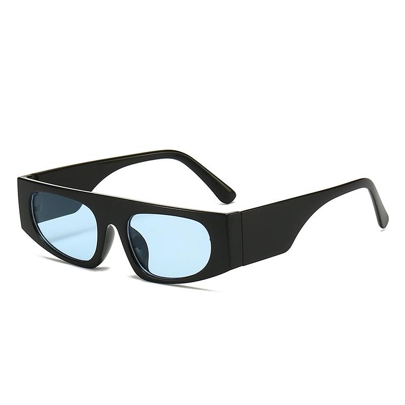 New retro small frame sunglasses for women's high-end fashion street sunglasses, European and American wide-leg sunglasses for women