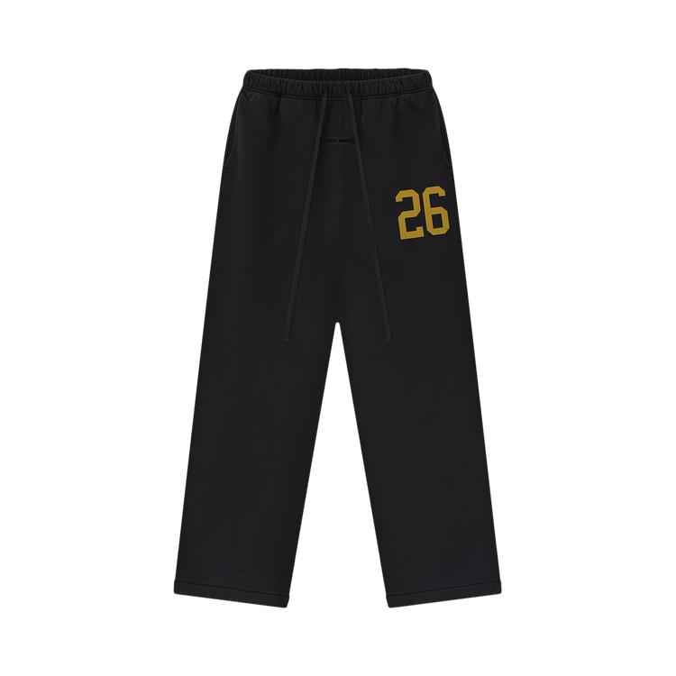 Fear of God Essentials Lounge Sweatpant Vintage Black Men Bottoms 130HO258421F S