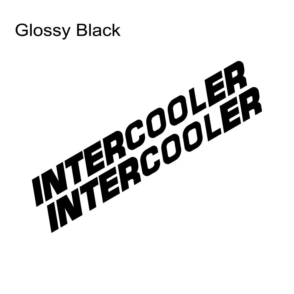 

INTERCOOLER Creative Slogan Car Stickers Scratch Resistant Vinyl Decals Waterproof Auto Styling Decoration Stickers Accessories