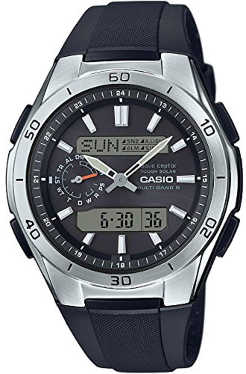 

Мужские радиоуправляемые солнечные часы Casio Wave Ceptor WVA-M650-1AJF, черные (Официальный японский продукт)