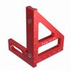 Aluminum Alloy Multi Angle Measuring Ruler Woodworking   Protractor 45 degrees  90 degrees  Miter   Ruler Utility Scribing Gauge Multifunc