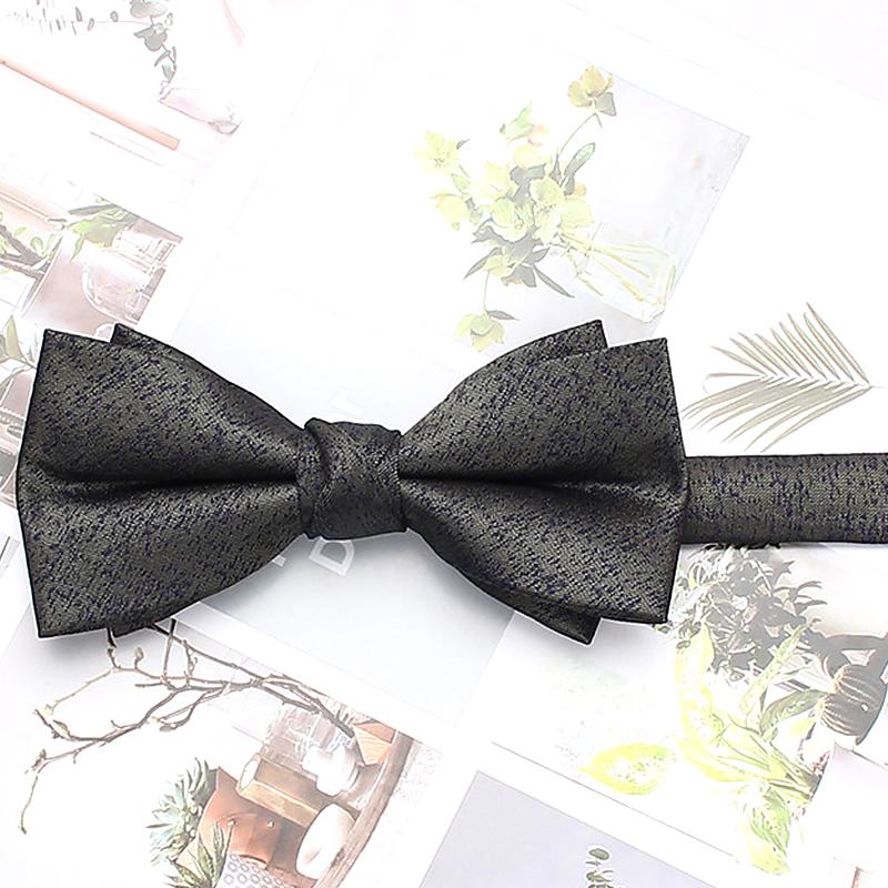 1PC High Quality Dark Pattern Performance Printed Floral Accessories Men's Bow Tie Handmade Casual